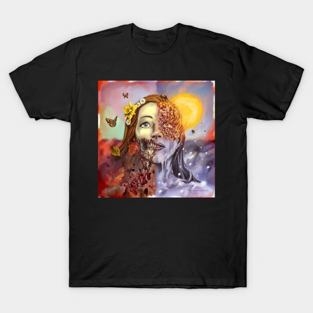 Black Thai - "Seasons Of Might" T-Shirt by zeichentier